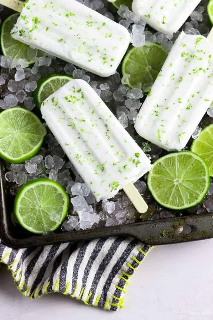 Coconut Lime Popsicles