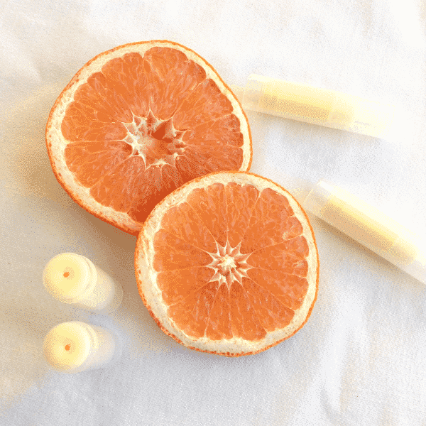 Fácil DIY Grapefruit Lip Balm