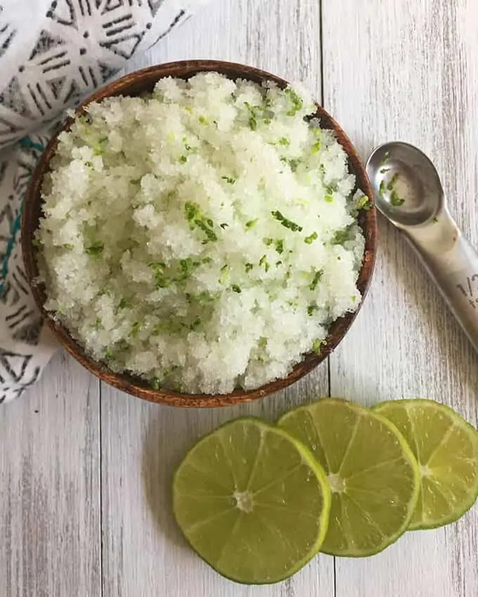 Lime & Sea Salt Scrub Recipe
