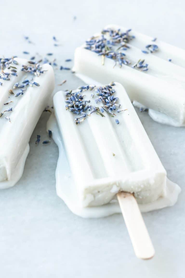 7. Lavender Moon Milk Popsicles