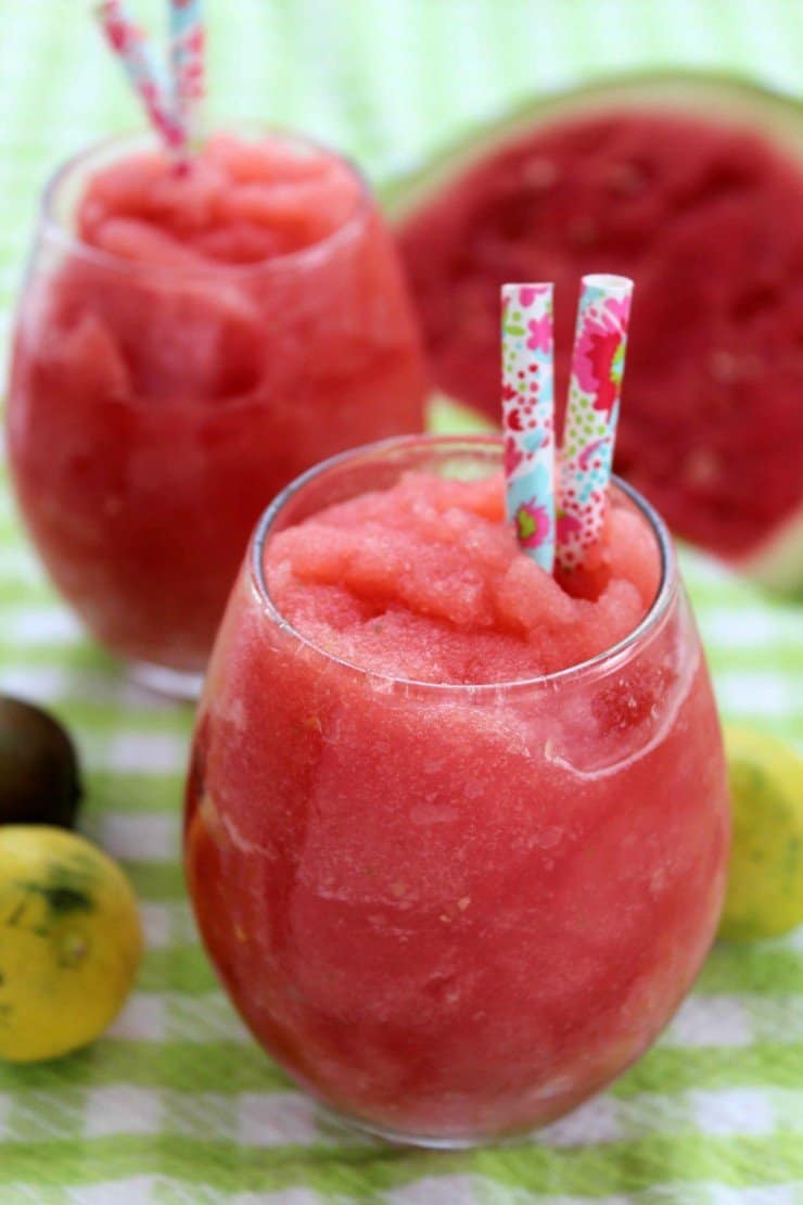 8. Watermelon Key Lime Slushie