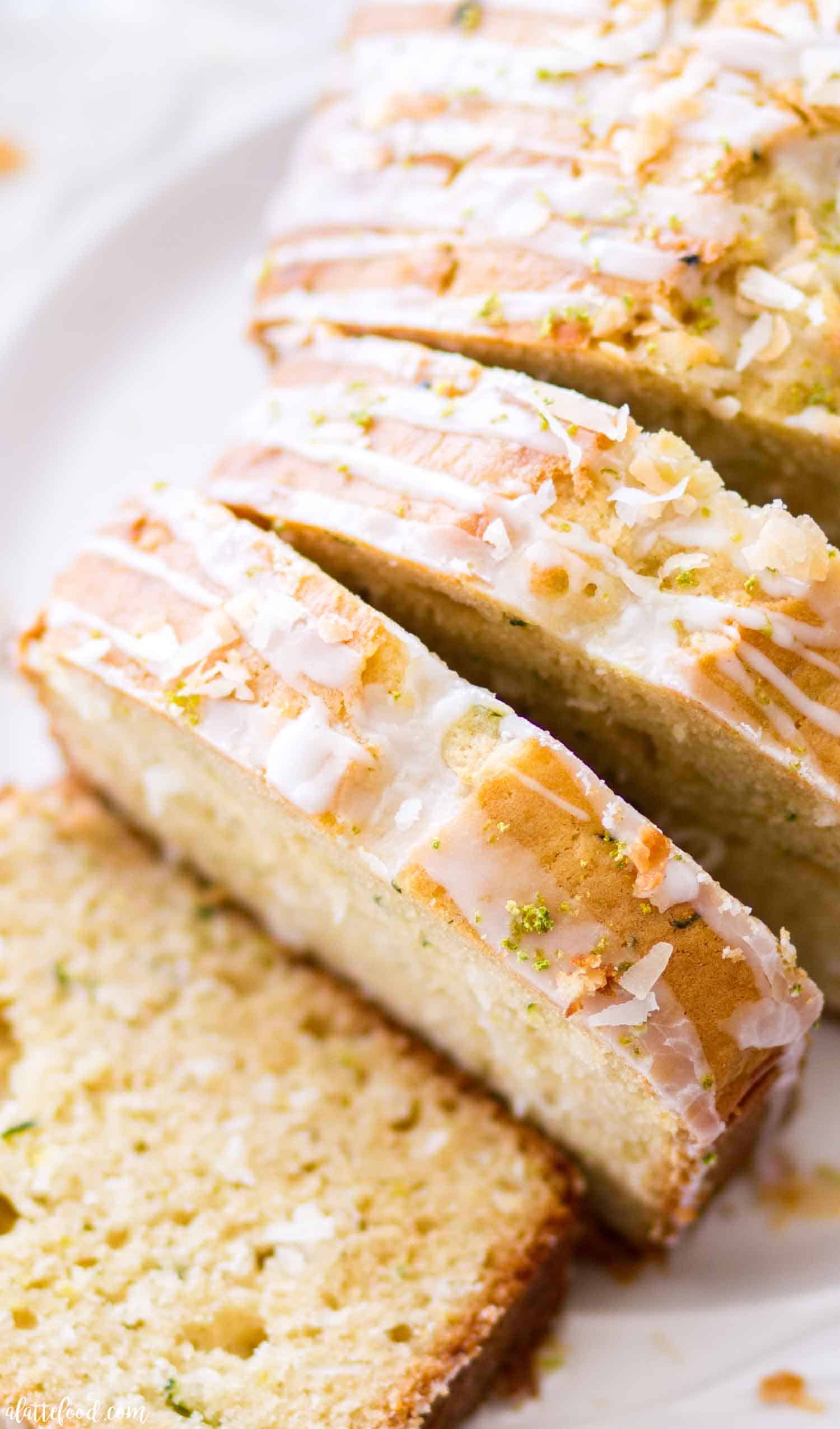Lime Coconut Zucchini Bread Recipe