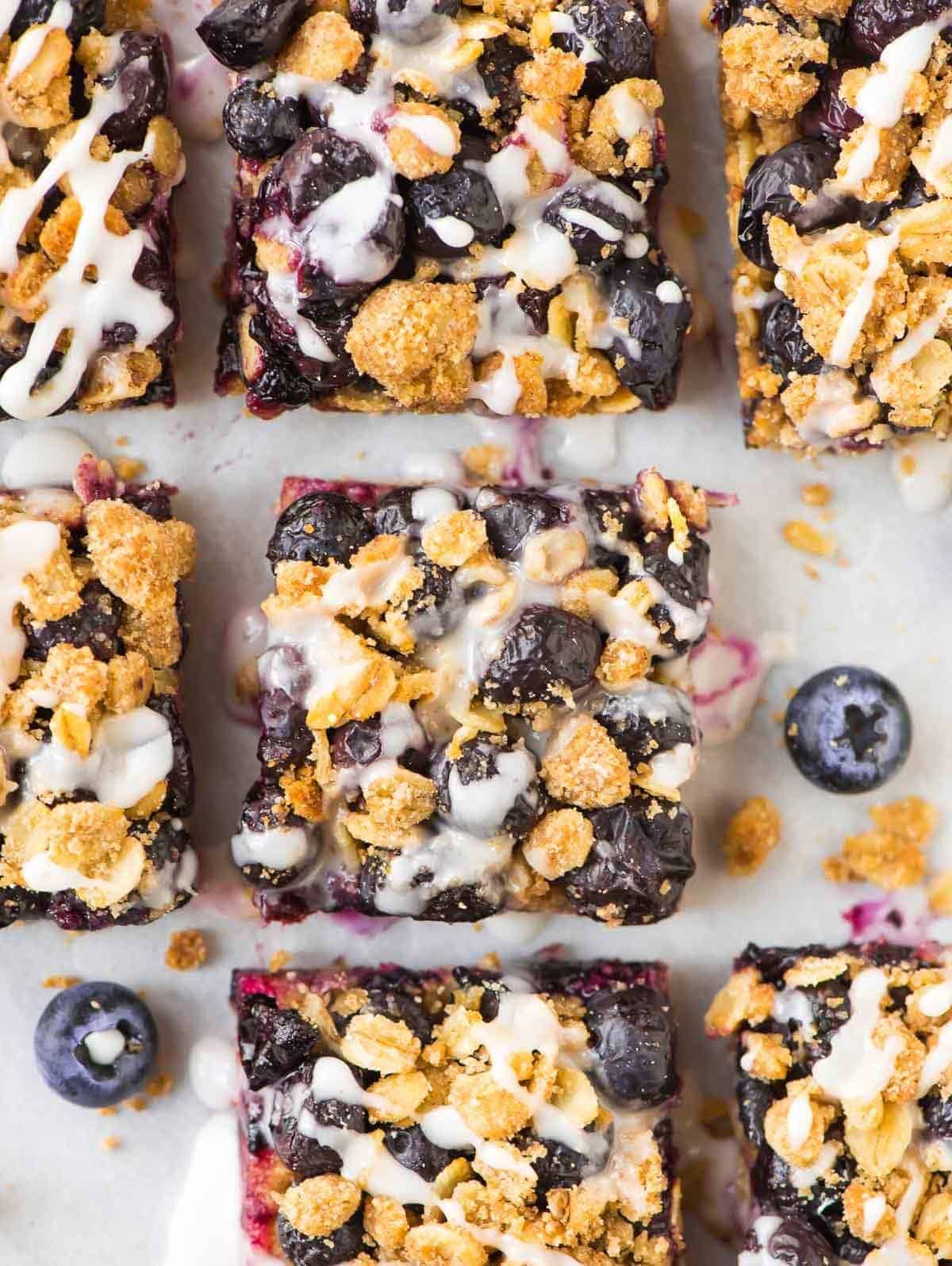 Blueberry Oatmeal Bars