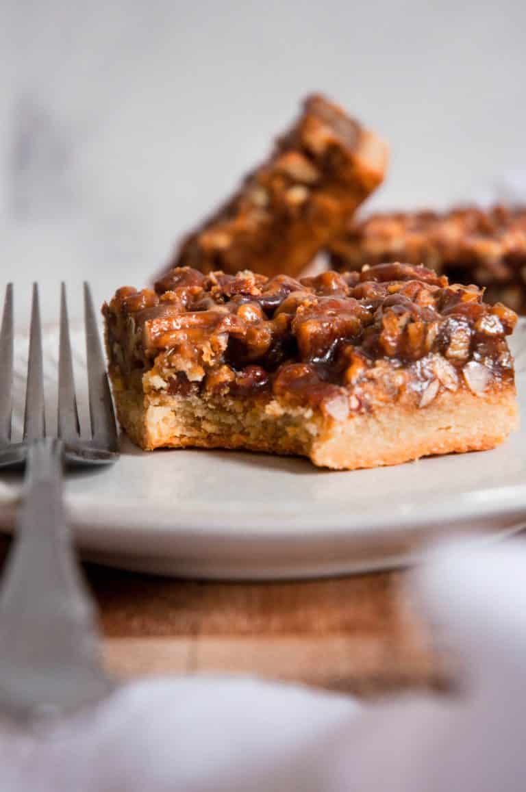 7. Healthy Pecan Pie Bars