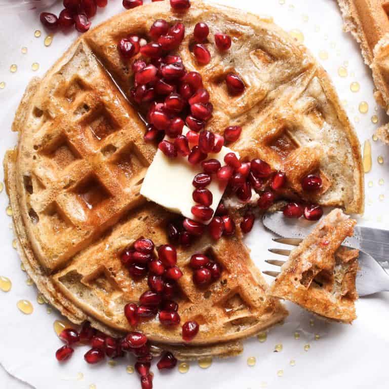 12. Vegan Sourdough Waffles
