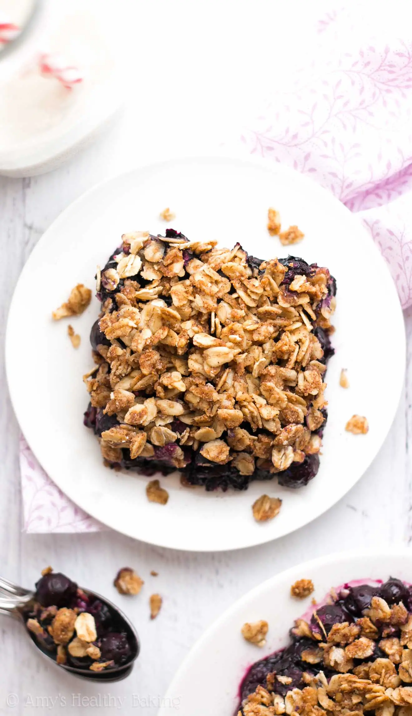 Ultimate Healthy Blueberry Crumble