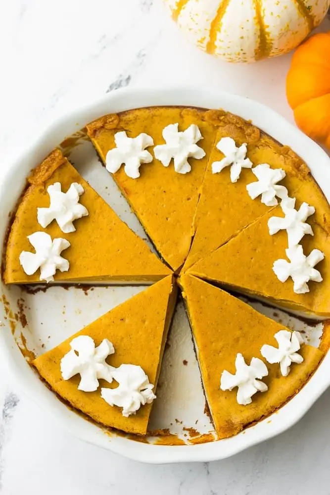 Vegan Double Layer Pumpkin Cheesecake