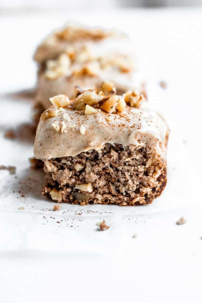 11. Gluten Free Apple Cake with Caramel Frosting 