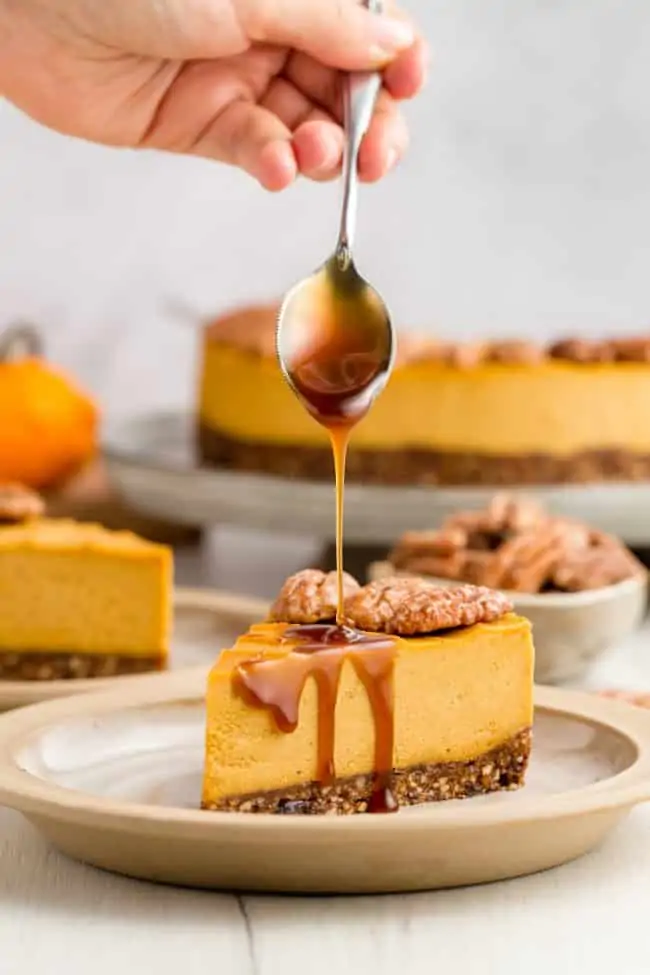 Vegan Pumpkin Cheesecake