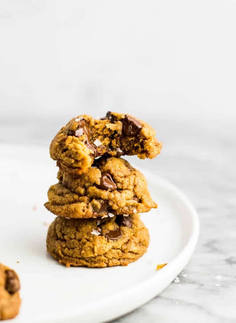 3. Vegan Pumpkin Chocolate Chip Cookies