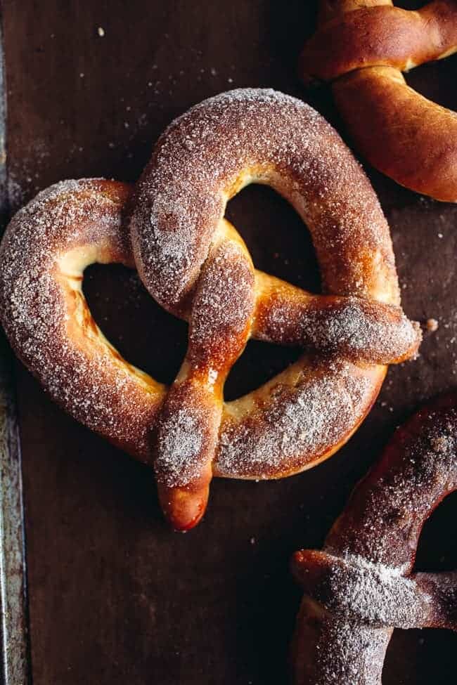 Cinnamon-Sugar Soft Pretzels