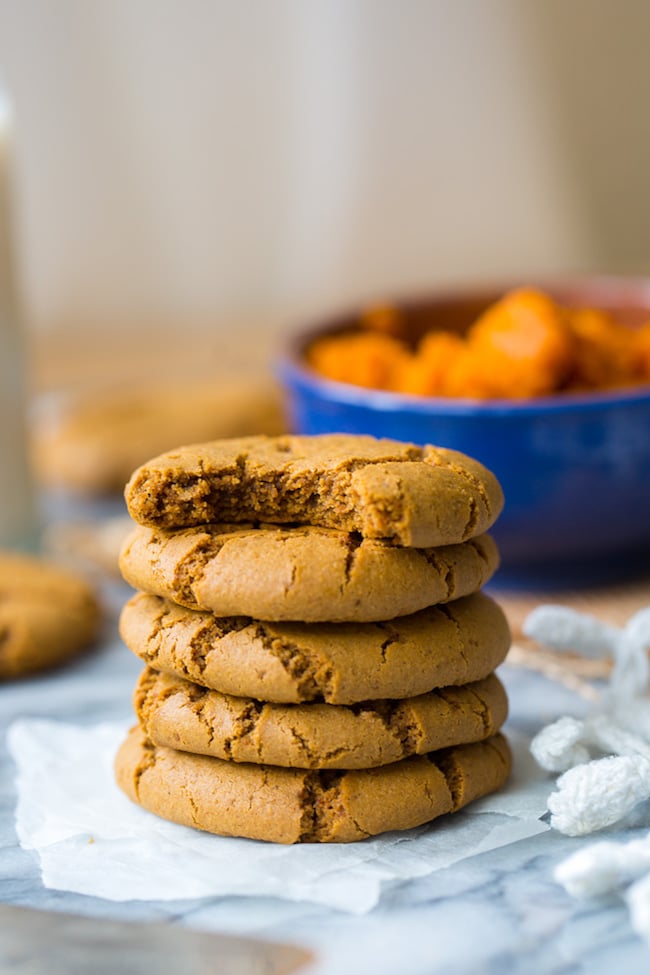 Paleo Pumpkin Cookies with Molasses