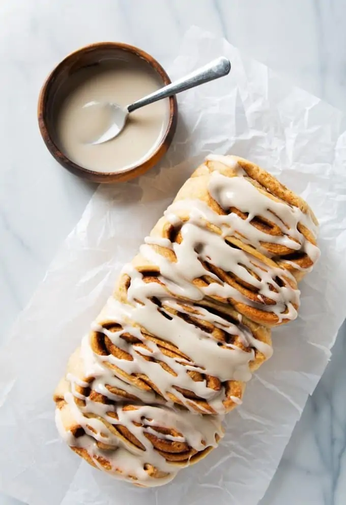 Vegan Cinnamon Roll Loaf Recipe