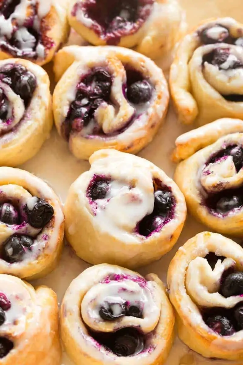 Blueberry Cinnamon Rolls