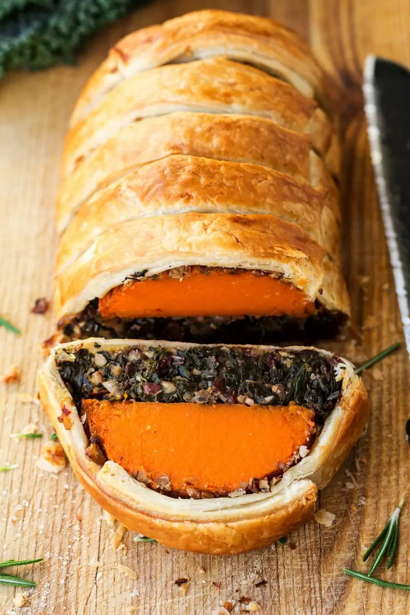 Vegan squash Wellington