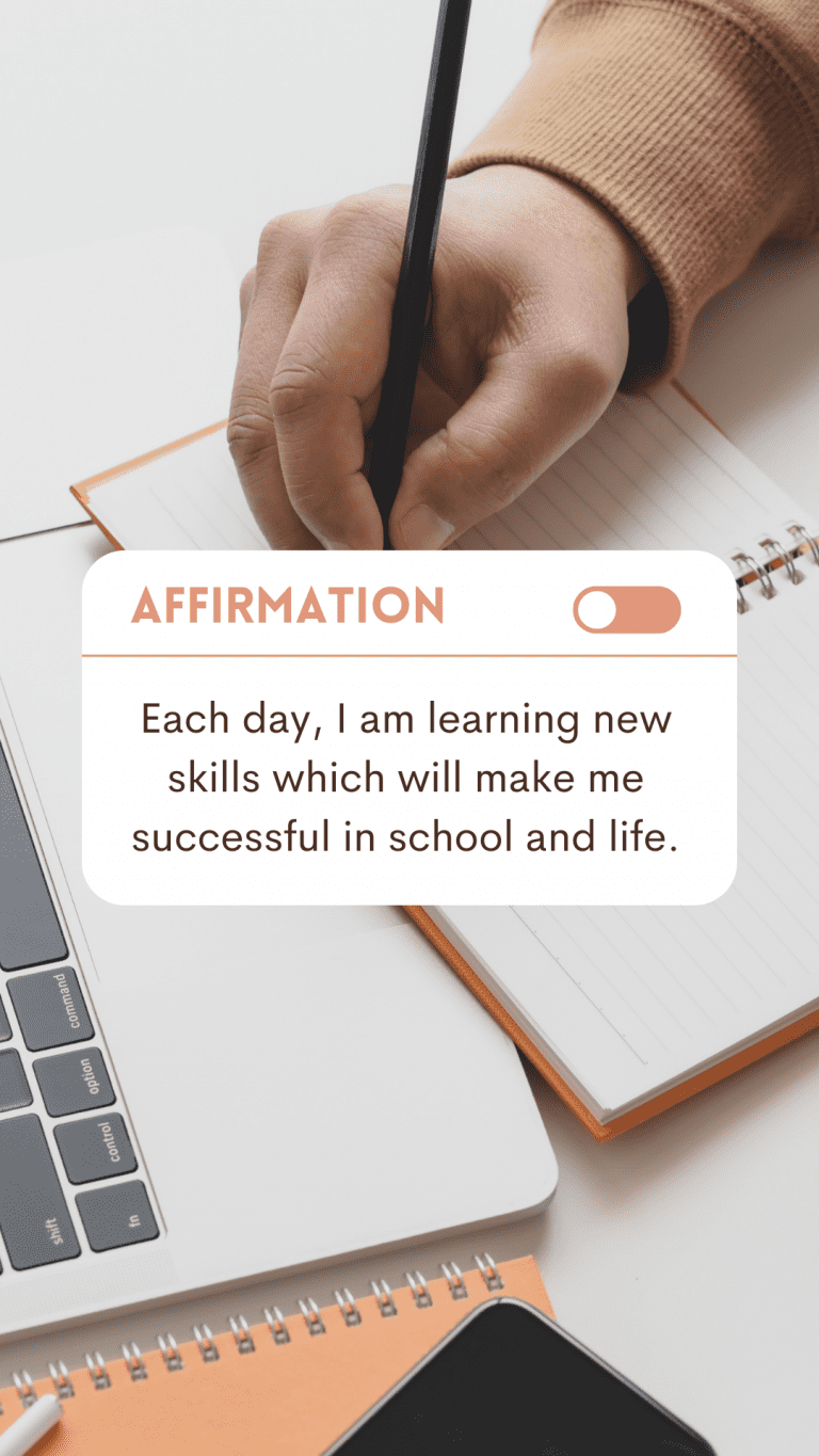 Affirmations for struggling at school