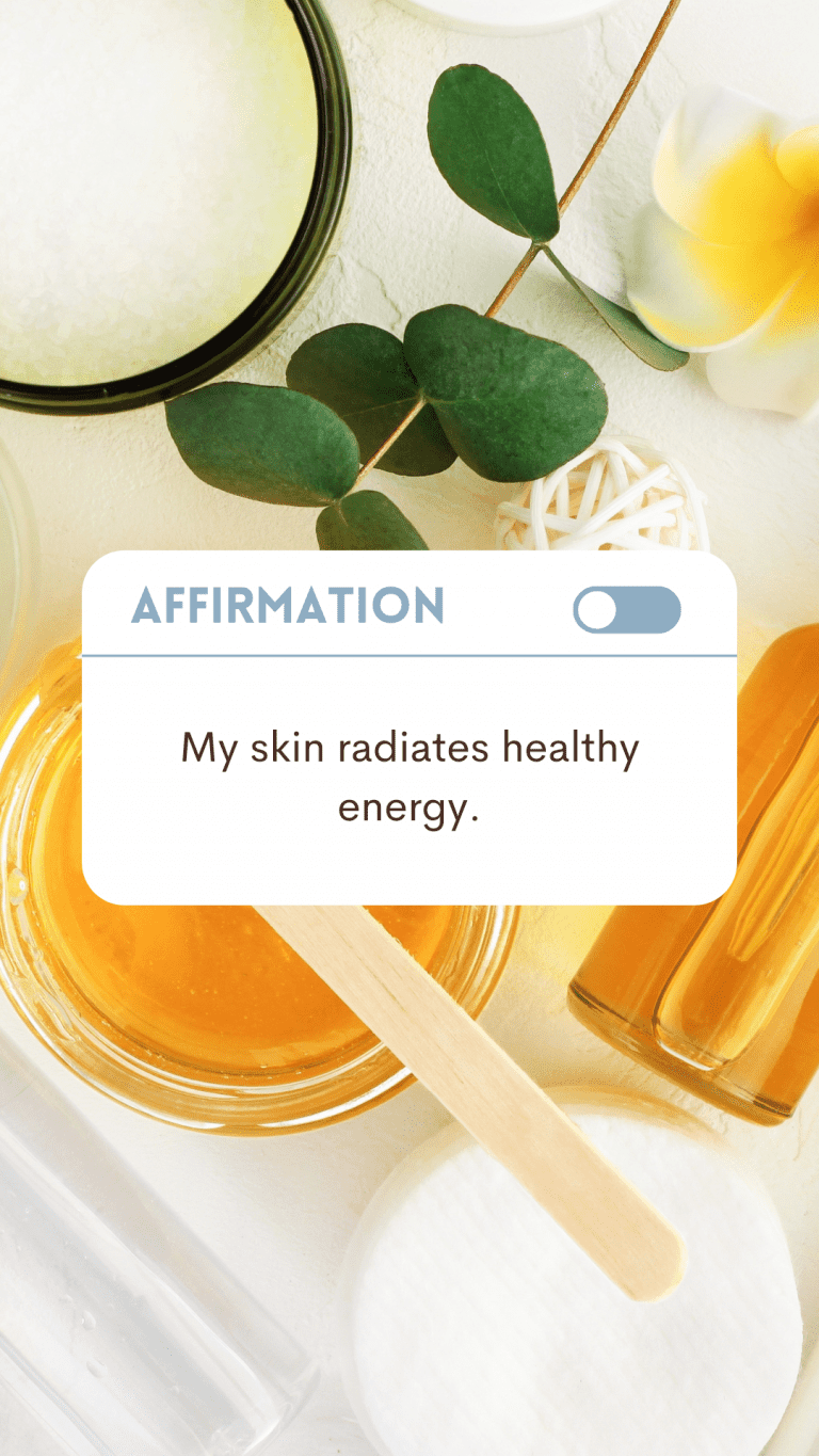 Affirmations for glowing skin