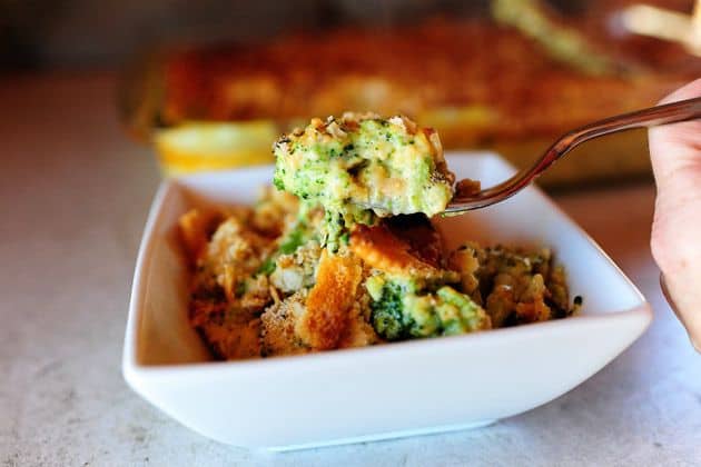 Broccoli Cheese & Cracker Casserole