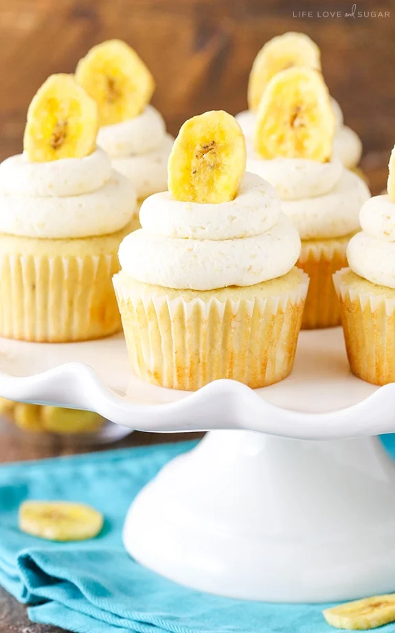 Banana Cream Pie Cupcakes