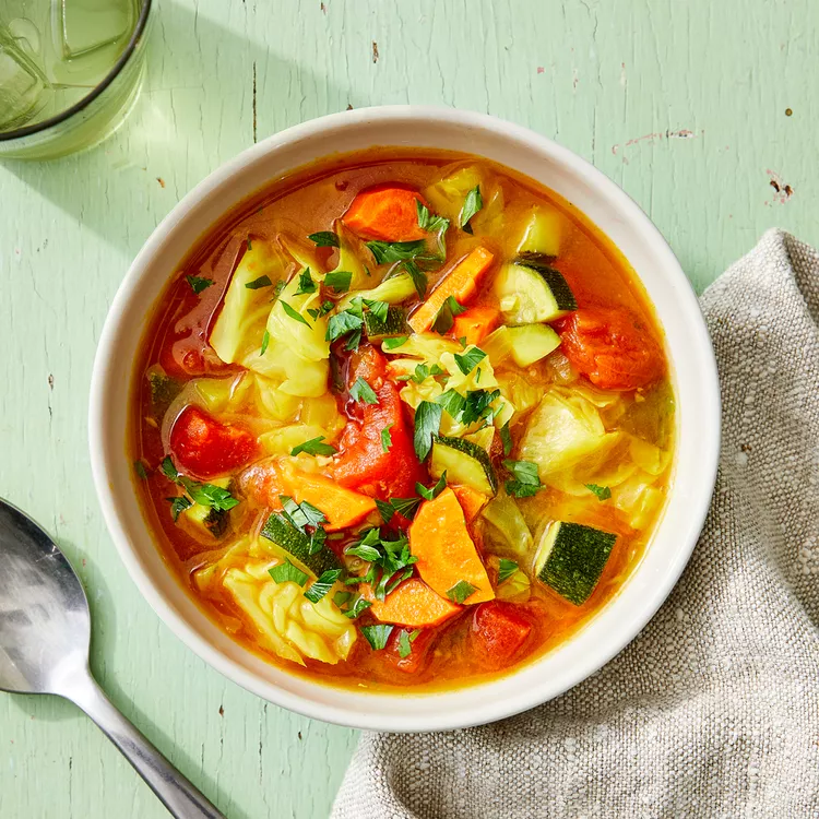 Comforting Cabbage Soup with Ginger