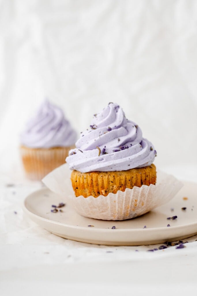 Earl Grey Lavender Cupcakes