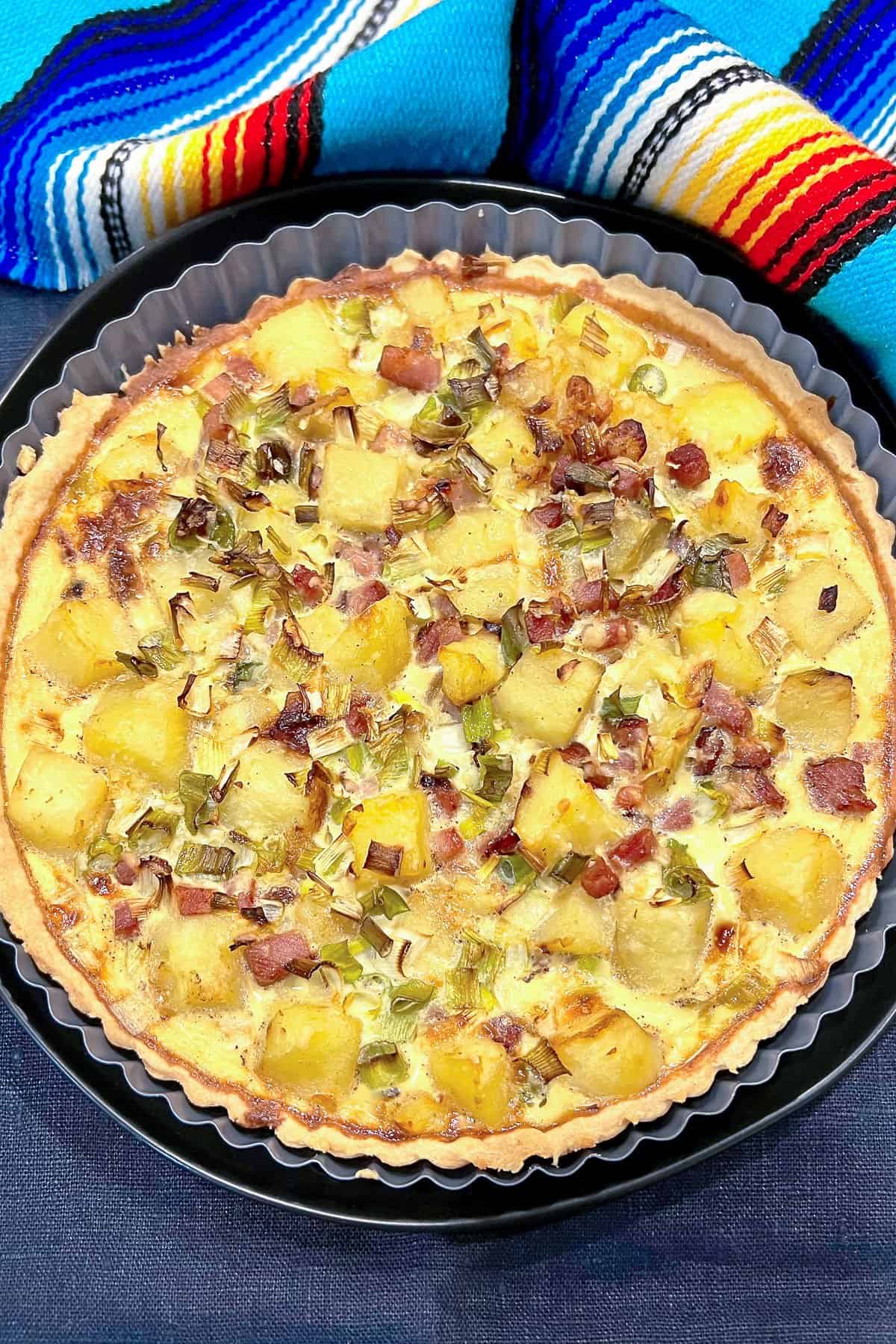 Ham and Potato Quiche