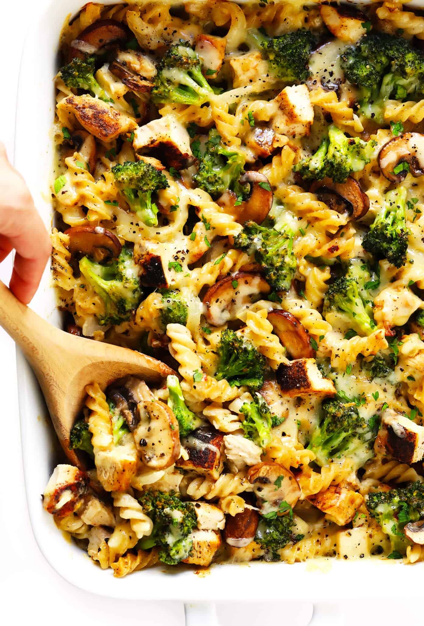 Healthier Broccoli Chicken Casserole