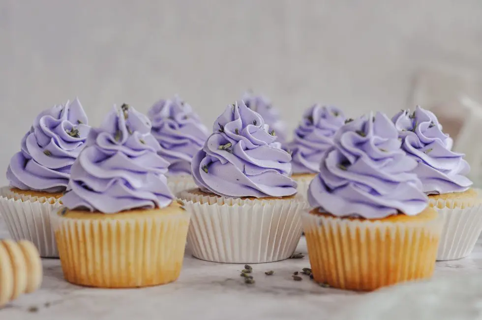 Honey Lavender Cupcakes