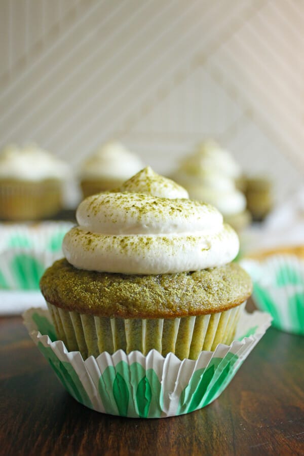 Matcha Green Tea Cupcakes