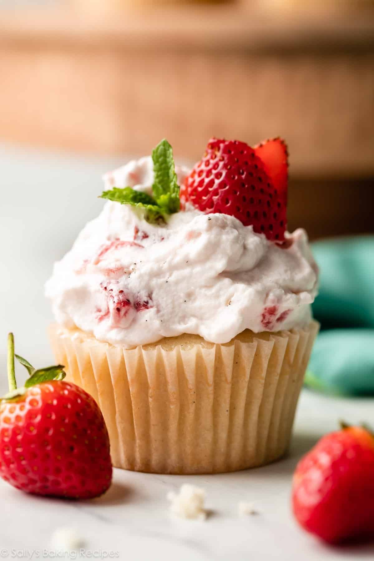 Strawberry Shortcake Cupcakes