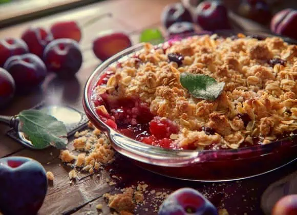 emthehuman1_delicious_plum_crumble_hyperrealistic_cinematic_-_8b30953c-34f1-424d-8bef-da38d0b11521_3