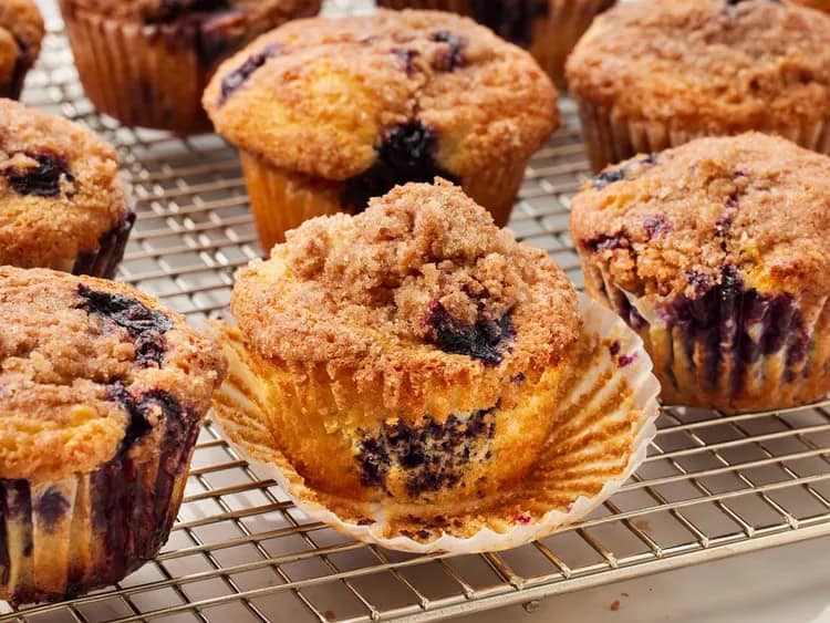 blueberry muffins