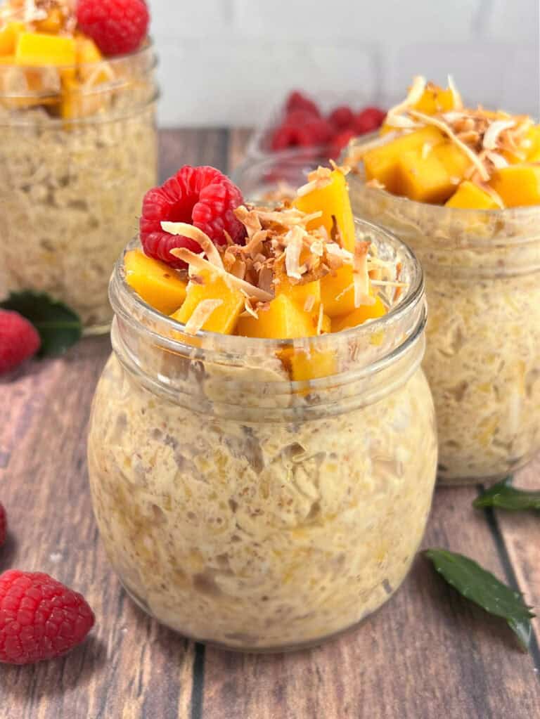 15. Mango Coconut Protein Oats