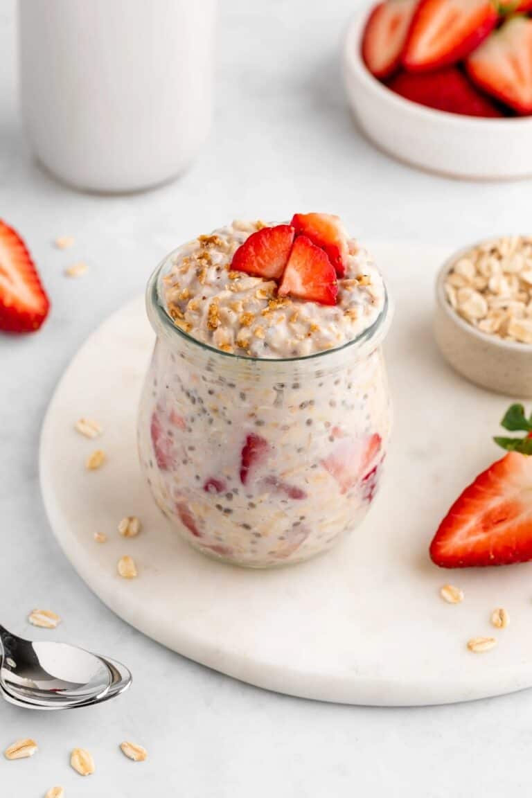 8. Strawberries and Cream Oats