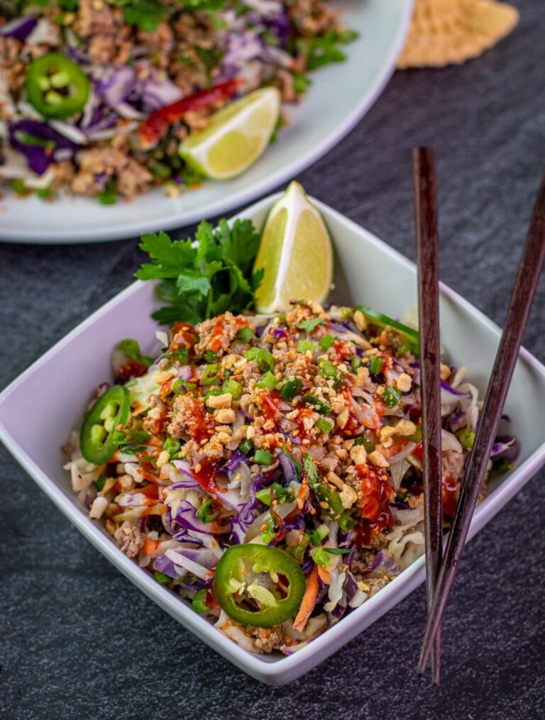 8. Low Carb Thai-Inspired Egg Roll in a Bowl