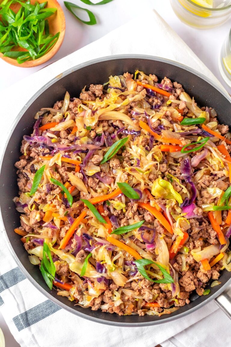 14. Low Carb Inside Out Egg Roll in a Bowl