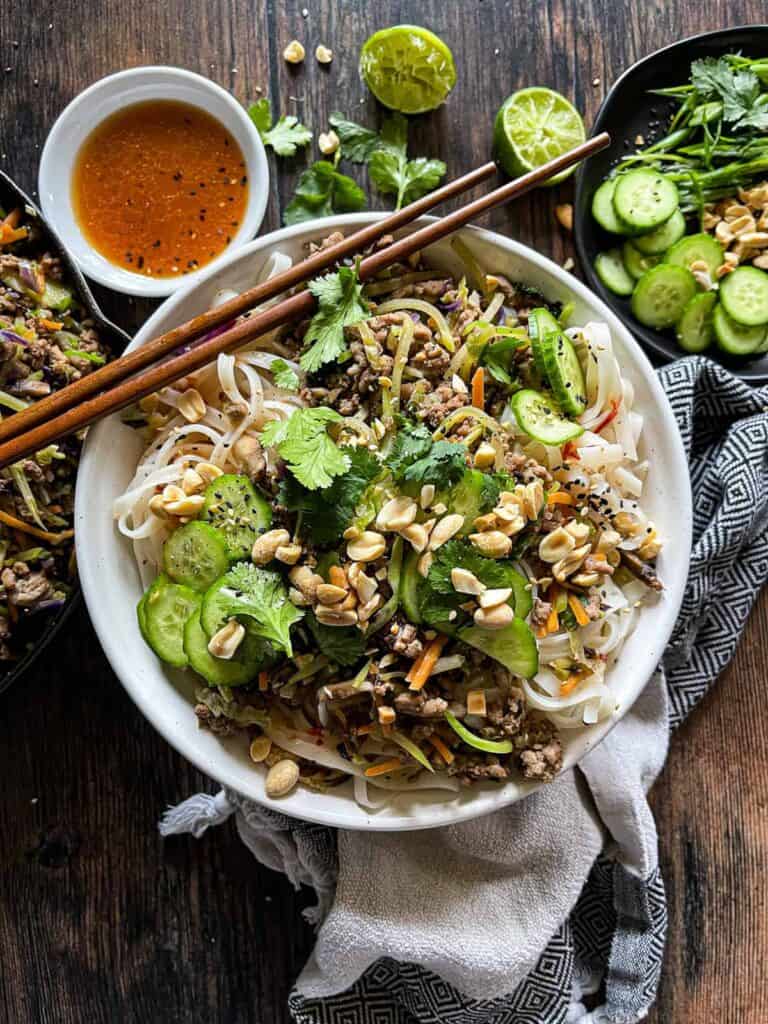 19. Sweet Chili Egg Roll in a Bowl