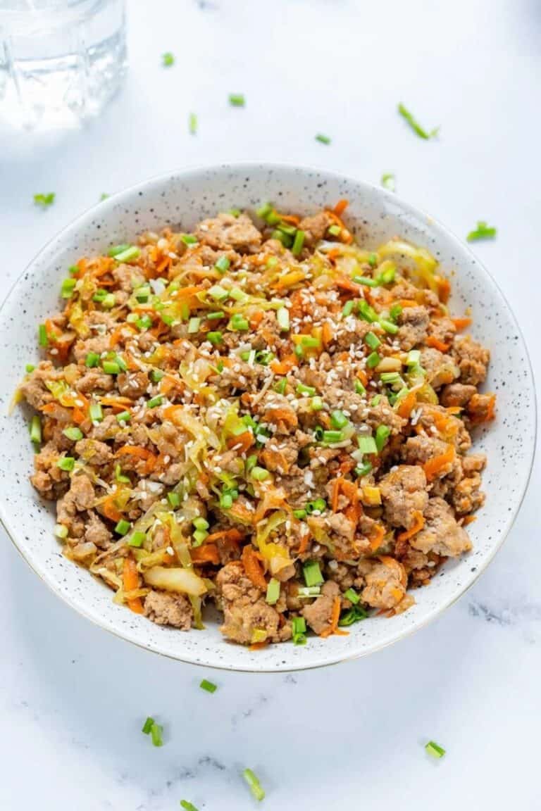 5. Keto Egg Roll in a Bowl