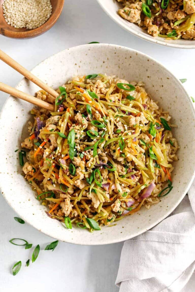 4. Chicken Egg Roll in a Bowl