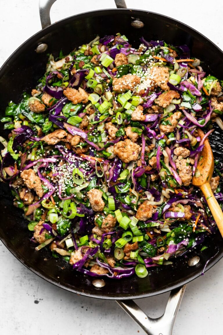24. Egg Roll in a Bowl With Ground Turkey
