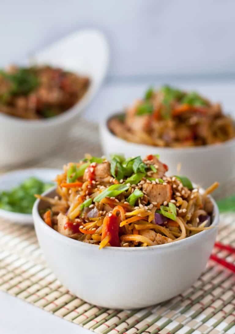 23. Sesame Chicken Egg Roll in a Bowl – Low Carb