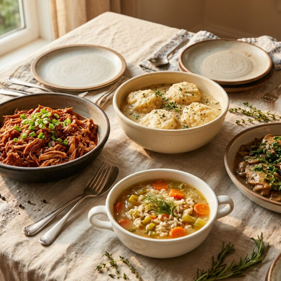 14 Easy Crockpot Chicken Recipes for Winter Dinners