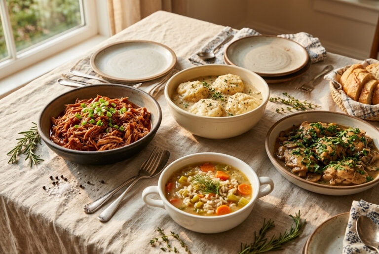 14 Easy Crockpot Chicken Recipes for Winter Dinners