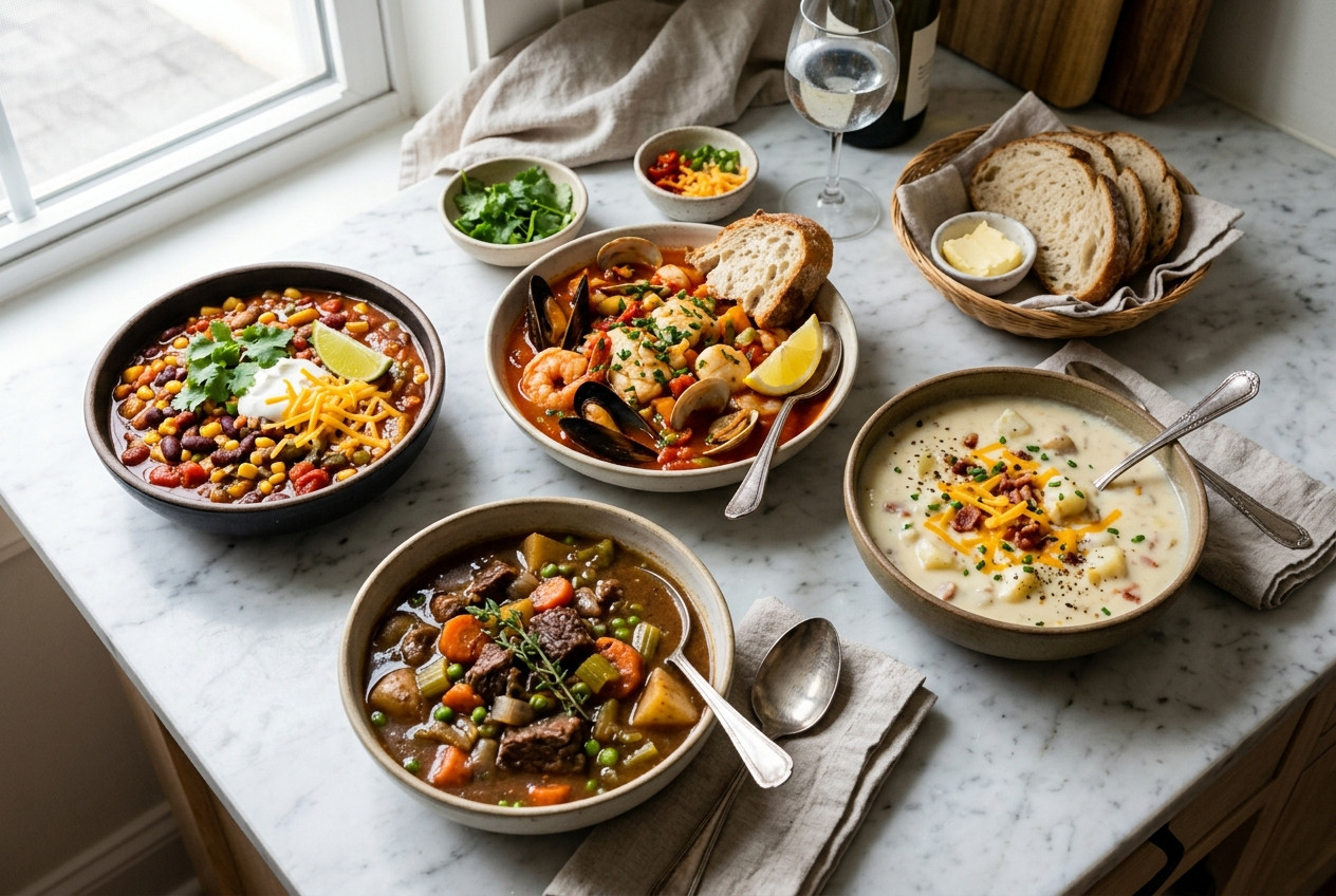 14 Crockpot Family Comfort Foods for Winter Nights
