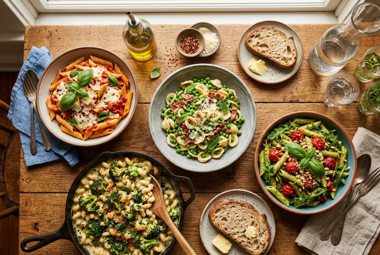 13 Vegetarian Pasta Recipes Kids Will Actually Eat