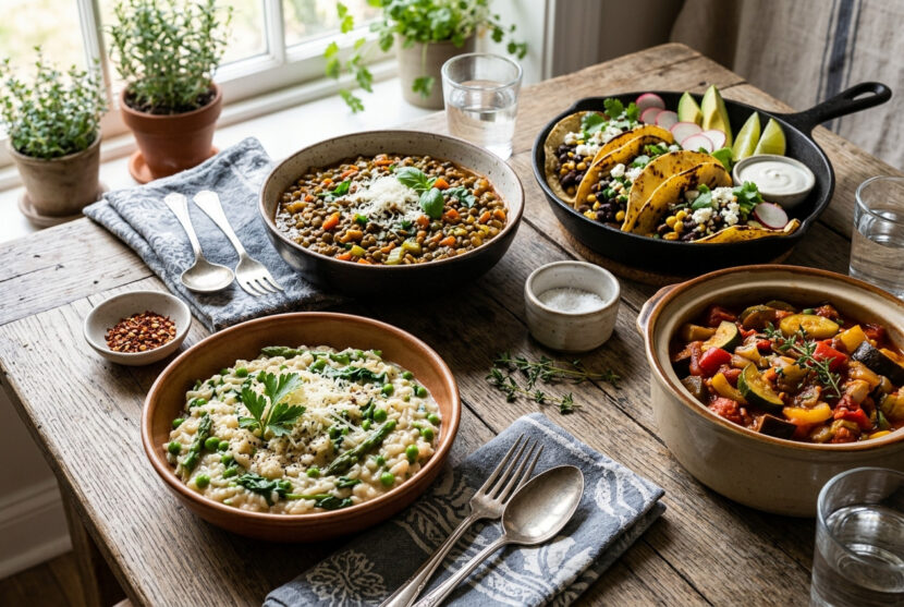 12 Easy Vegetarian Crockpot Dinners for Families 12 Easy Vegetarian Crockpot Dinners for Families