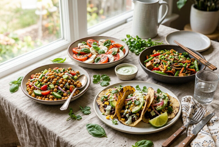 12 Easy Vegetarian Dinner Recipes for Beginners